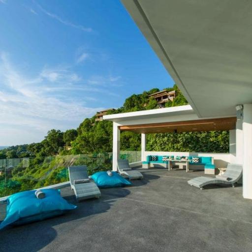 Luxurious premium, large 6-bedroom villa, with sea view in Cape Amarin project, on Kamala Beach beach