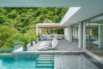 Luxurious premium, large 6-bedroom villa, with sea view in Cape Amarin project, on Kamala Beach beach