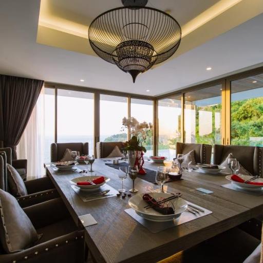 Luxurious premium, large 6-bedroom villa, with sea view in Cape Amarin project, on Kamala Beach beach