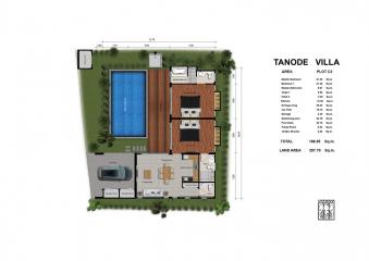 Fashionable 2-bedroom villa, with pool view in Tanode Estate project, on Bangtao/Laguna beach