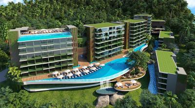 Stunning 1-bedroom apartments, with pool view, on Layan Beach beach