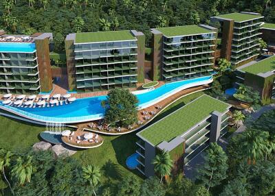 Stunning 1-bedroom apartments, with pool view, on Layan Beach beach