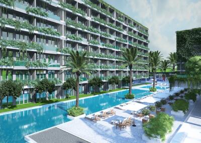 Fashionable 3-bedroom apartments, with sea view, on Layan Beach beach