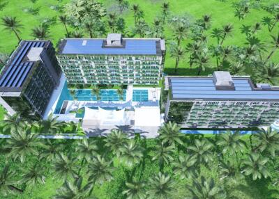 Fashionable 3-bedroom apartments, with sea view, on Layan Beach beach