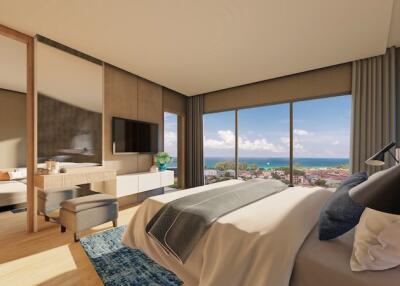 Cozy studio apartments, with pool view, on Karon beach