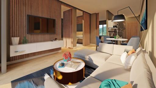 Stylish 2-bedroom apartments, with pool view, on Karon beach