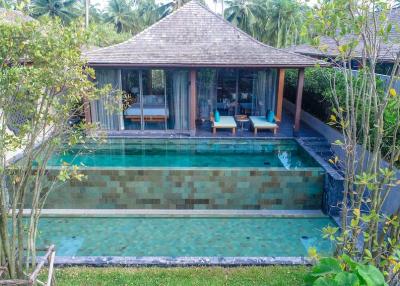 Chic premium 2-bedroom villa, with pool view and near the sea in Baba Beach Club project, on Natai Beach beach
