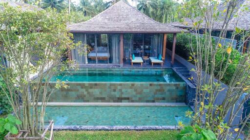 Chic premium 2-bedroom villa, with pool view and near the sea in Baba Beach Club project, on Natai Beach beach