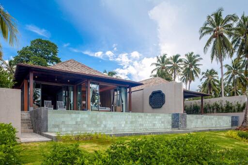 Chic premium 2-bedroom villa, with pool view and near the sea in Baba Beach Club project, on Natai Beach beach