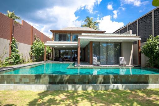 Fashionable premium, large 5-bedroom villa, with pool view and near the sea in Baba Beach Club project, on Natai Beach beach
