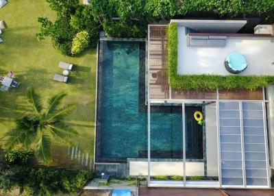 Fashionable premium, large 5-bedroom villa, with pool view and near the sea in Baba Beach Club project, on Natai Beach beach