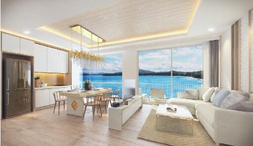 Chic 1-bedroom apartments, with sea view and near the sea, on Nai Yang beach