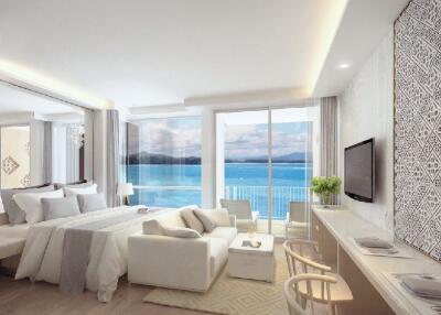 Chic 1-bedroom apartments, with sea view and near the sea, on Nai Yang beach