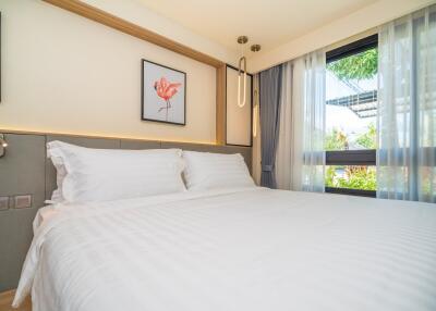 Fashionable 2-bedroom apartments, with garden view in We Kata Luxury project, on Kata beach