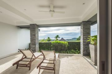 Cozy 5-bedroom villa, with sea view in The Villas Overlooking Layan project, on Bangtao/Laguna beach