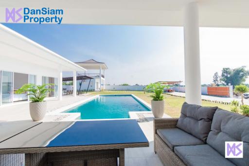 Brand new 5-Bed pool Villa in Hua Hin on Large Land Plot