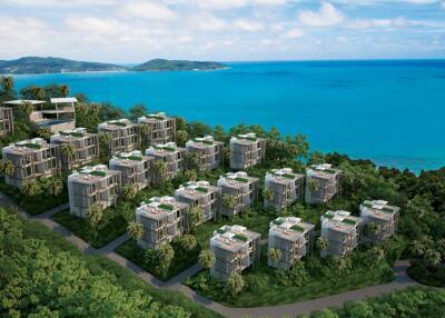 Luxury 1-bedroom apartments, with sea view in Naka Bay Sea View Condo, Kamala project, on Kamala Beach beach