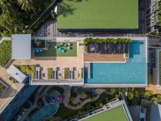 Fashionable 2-bedroom apartments, with pool view in Panora Surin project, on Surin Beach beach