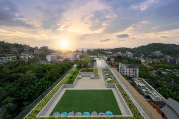 Fashionable 2-bedroom apartments, with pool view in Panora Surin project, on Surin Beach beach