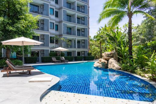 Amazing 2-bedroom apartments, with pool view in The Title Residencies Naiyang project, on Nai Yang beach