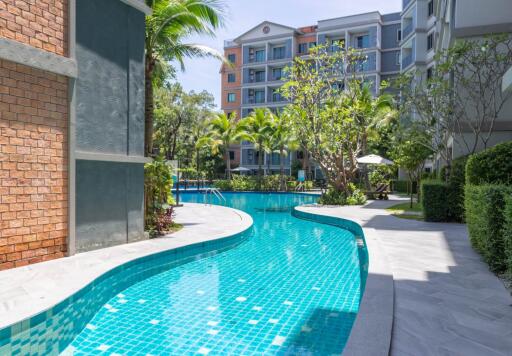 Amazing 2-bedroom apartments, with pool view in The Title Residencies Naiyang project, on Nai Yang beach