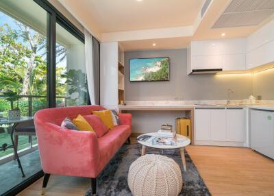 Fashionable 1-bedroom apartments, with garden view in VIP Kata 2 project, on Kata beach