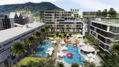 Comfortable 1-bedroom apartments, with garden view in VIP Kata 2 project, on Kata beach