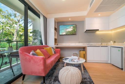 Incredible 1-bedroom apartments, with garden view in VIP Kata 2 project, on Kata beach