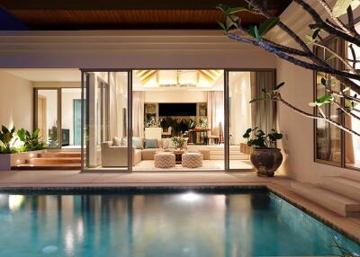 Stylish, spacious 3-bedroom villa, with pool view in Trichada Sky project, on Bangtao/Laguna beach