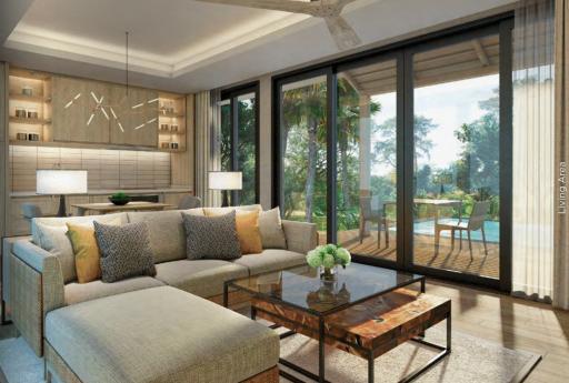 Stylish premium 1-bedroom villa, with garden view, on Bangtao/Laguna beach  ( + Video review)