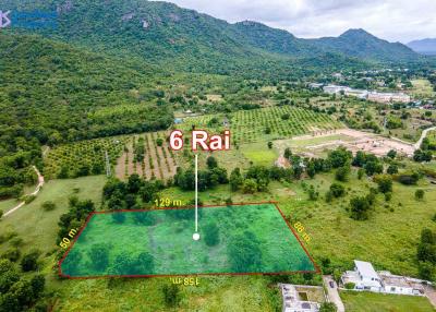 6 Rai Large Land Plot in Hua Hin near Palm Hills Golf Resort