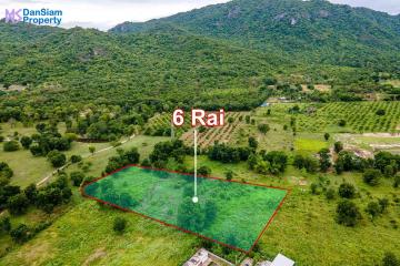 6 Rai Large Land Plot in Hua Hin near Palm Hills Golf Resort