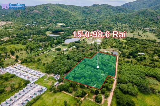 15 Rai Large Land Plot in Hua Hin near Palm Hills Golf Resort