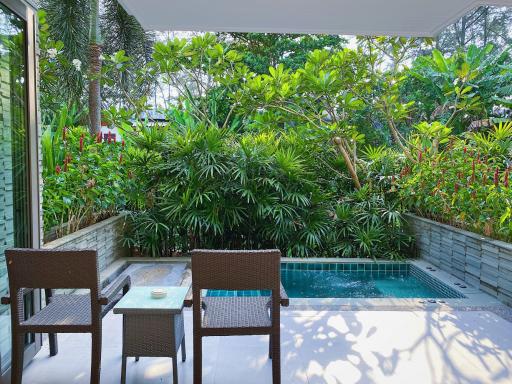 Comfortable 2-bedroom apartments, with pool view and near the sea in Pearl of Naithon project, on Naithon beach  ( + Video review)