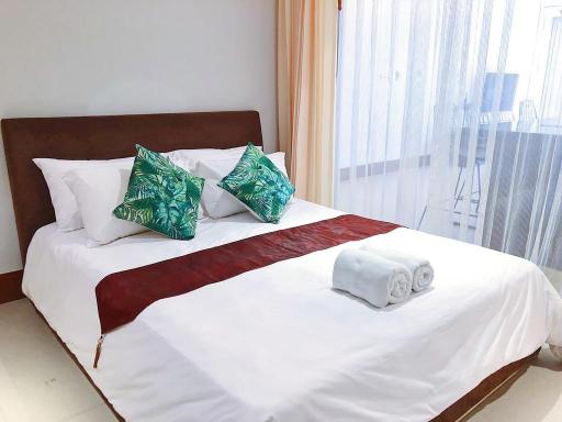 Comfortable 2-bedroom apartments, with pool view and near the sea in Pearl of Naithon project, on Naithon beach  ( + Video review)