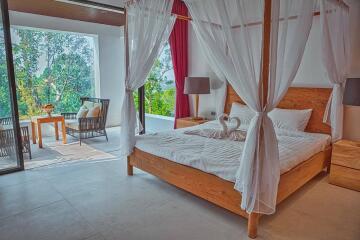 Stunning premium, large 6-bedroom villa, with sea view, on Surin Beach beach