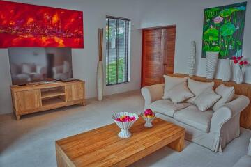 Stunning premium, large 6-bedroom villa, with sea view, on Surin Beach beach