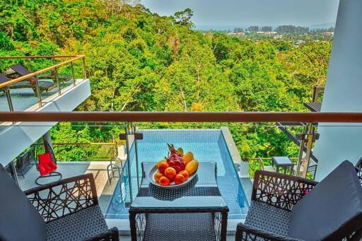 Stunning premium, large 6-bedroom villa, with sea view, on Surin Beach beach