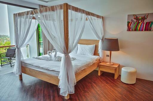 Stunning premium, large 6-bedroom villa, with sea view, on Surin Beach beach