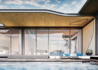 Stylish 3-bedroom villa, with pool view, on Nai Yang beach
