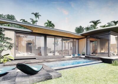 Incredible 3-bedroom villa, with pool view, on Nai Yang beach
