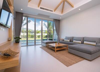 Luxurious 3-bedroom villa, with pool view in Peykaa Estate Villas project, on Bangtao/Laguna beach