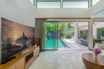 Gorgeous, spacious 3-bedroom villa, with pool view in Diamond Tree Villa project, on Bangtao/Laguna beach