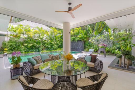 Gorgeous, spacious 3-bedroom villa, with pool view in Diamond Tree Villa project, on Bangtao/Laguna beach