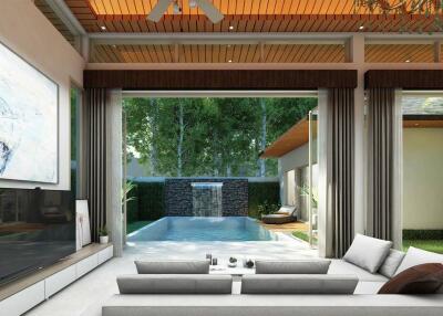 Gorgeous 3-bedroom villa, with pool view, on Nai Yang beach