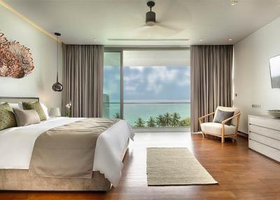 Luxurious, large 4-bedroom apartments, with sea view and near the sea in Malaiwana project, on Naithon beach