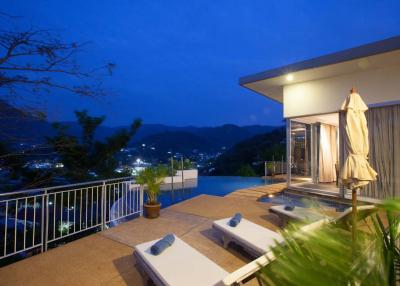 Luxurious 4-bedroom villa, with pool view, on Kamala Beach beach