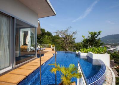 Luxurious 4-bedroom villa, with pool view, on Kamala Beach beach