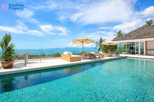 Spectacular Samui Sea View Villa on 1 Rai Land