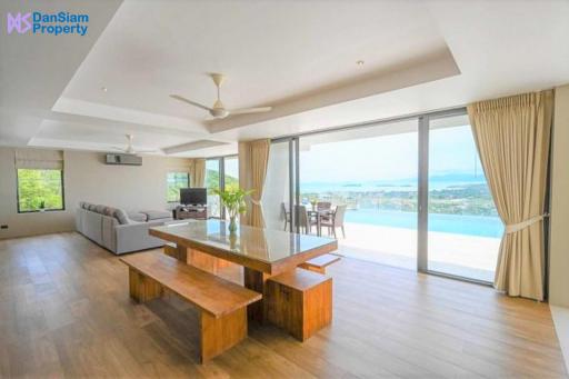 Stunning 6-Bedroom Samui Sea View Villa in Plai Laem